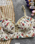 Heavy Embroidery Sequence Blouse For Women