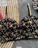 Heavy Embroidery Sequence Blouse For Women