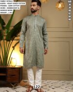 Men’S Heavy Khadi Cotton Kurta Pajama
