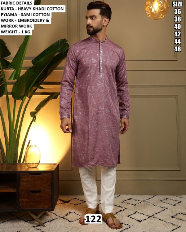 Men’S Heavy Khadi Cotton Kurta Pajama