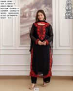 Georgette Embroidery Suit Set For Women