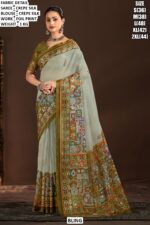 Party Wear Crepe Silk Saree For Women