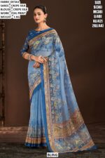 Party Wear Crepe Silk Saree For Women