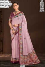 Party Wear Crepe Silk Saree For Women