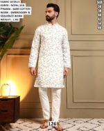 Royal Silk Embroidery Kurta Pajama Set