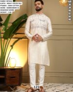 Designer Sequence Work Men Kurta Set