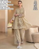Graceful Mul Chanderi Kurti Pant Set