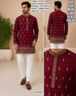 Festive Wear Rayon Cotton Kurta Pyjama