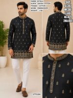 Festive Wear Rayon Cotton Kurta Pyjama