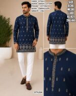 Festive Wear Rayon Cotton Kurta Pyjama