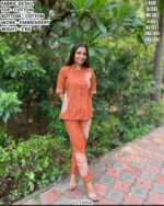 Comfortable Cotton Designer Co Ord Set