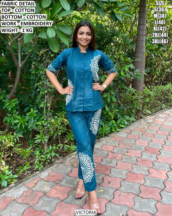 Comfortable Cotton Designer Co Ord Set