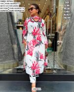 Women’S Pure Georgette Floral Printed Suit Set