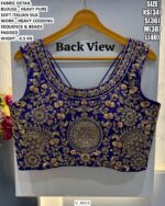 Heavy Italian Silk Designer V-Neck Blouse