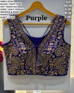 Heavy Italian Silk Designer V-Neck Blouse
