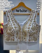 Heavy Italian Silk Designer V-Neck Blouse
