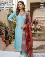 Designer Embroidery Work Suit For Women