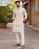Comfortable Cool Cotton Printed Kurta Pajama Set