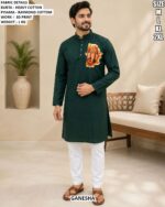 Heavy Cotton 3D Print Kurta Pajama