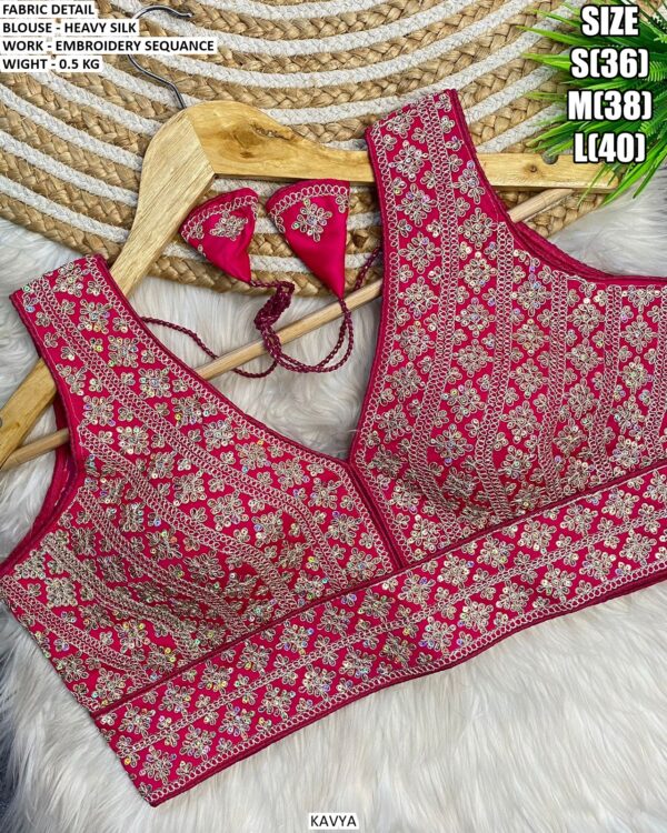 Designer Heavy Silk Blouse Collection