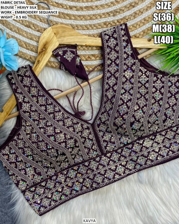 Designer Heavy Silk Blouse Collection