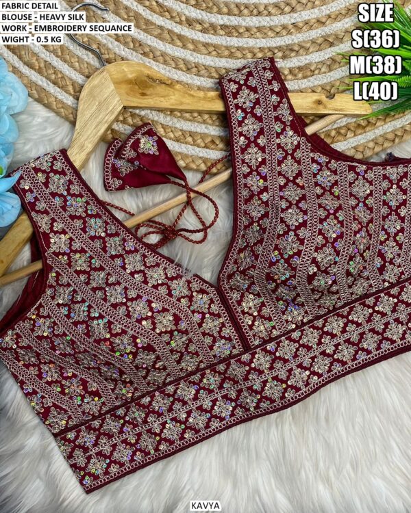 Designer Heavy Silk Blouse Collection