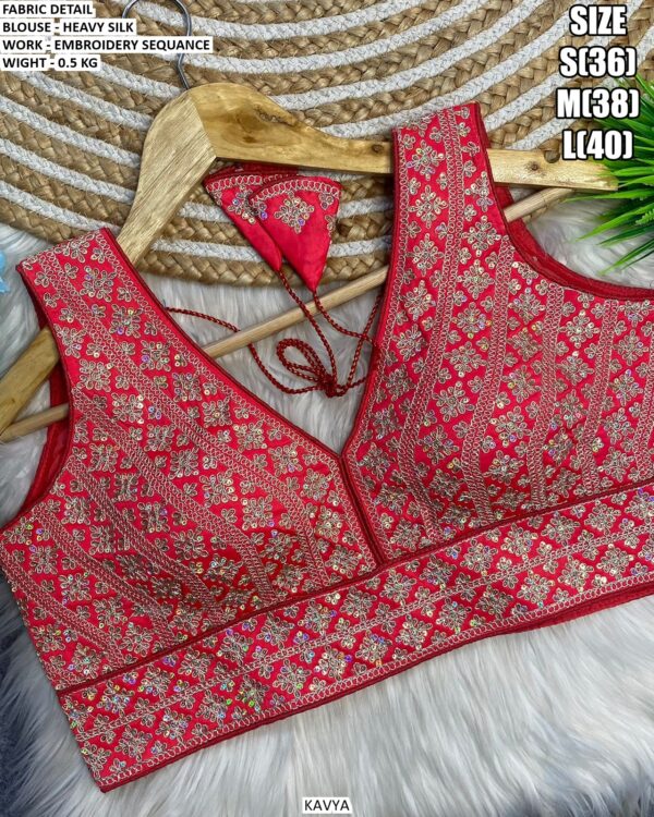 Designer Heavy Silk Blouse Collection