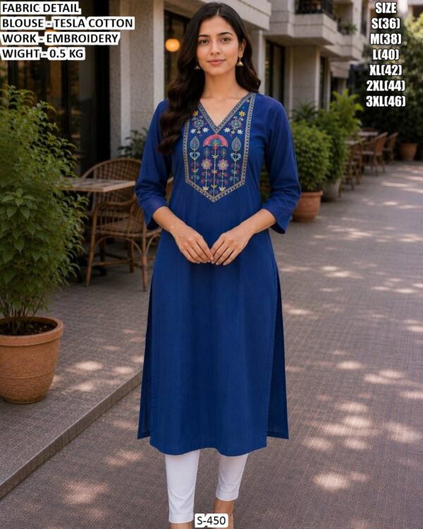 Elegant Daily Wear Cotton Kurti