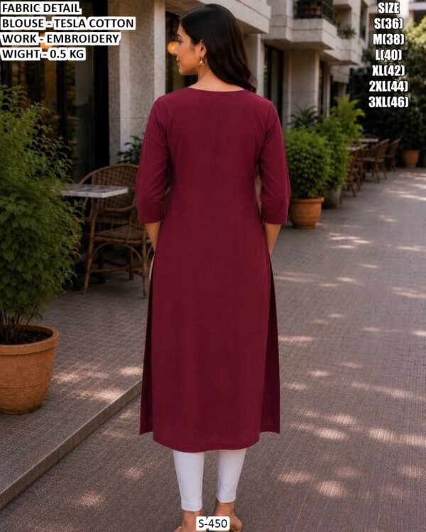 Elegant Daily Wear Cotton Kurti