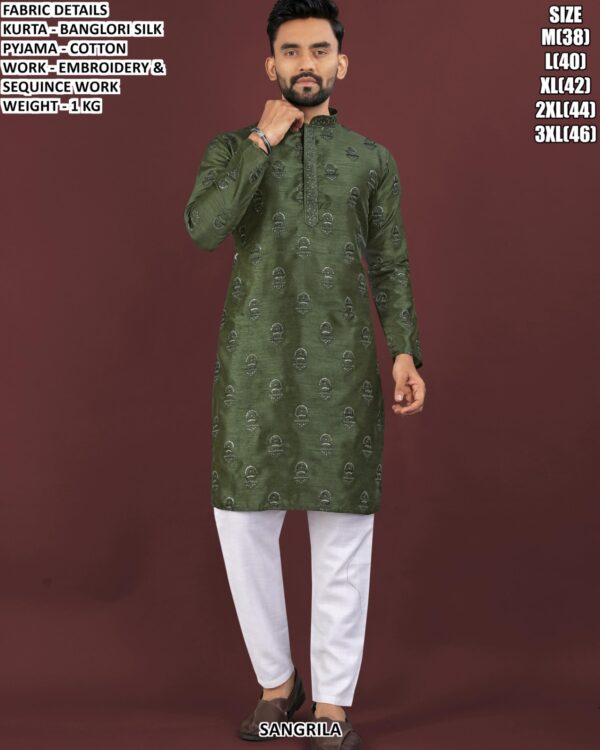 Premium Banglori Silk Kurta For Men