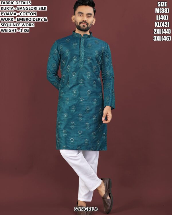 Premium Banglori Silk Kurta For Men