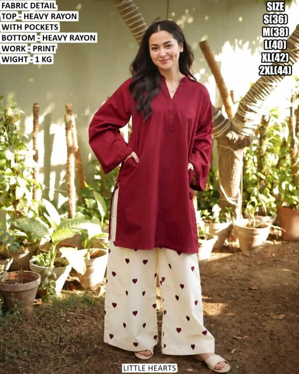 Stylish Pocket Style Rayon Outfit