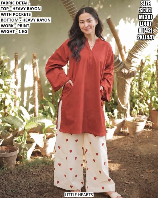 Stylish Pocket Style Rayon Outfit