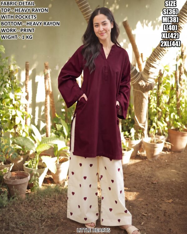 Stylish Pocket Style Rayon Outfit