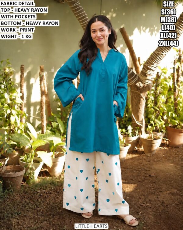 Stylish Pocket Style Rayon Outfit