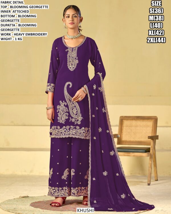 Festival Wear Women’s Kurta Palazzo Set