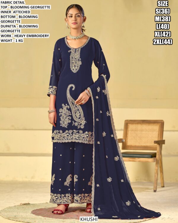 Festival Wear Women’s Kurta Palazzo Set