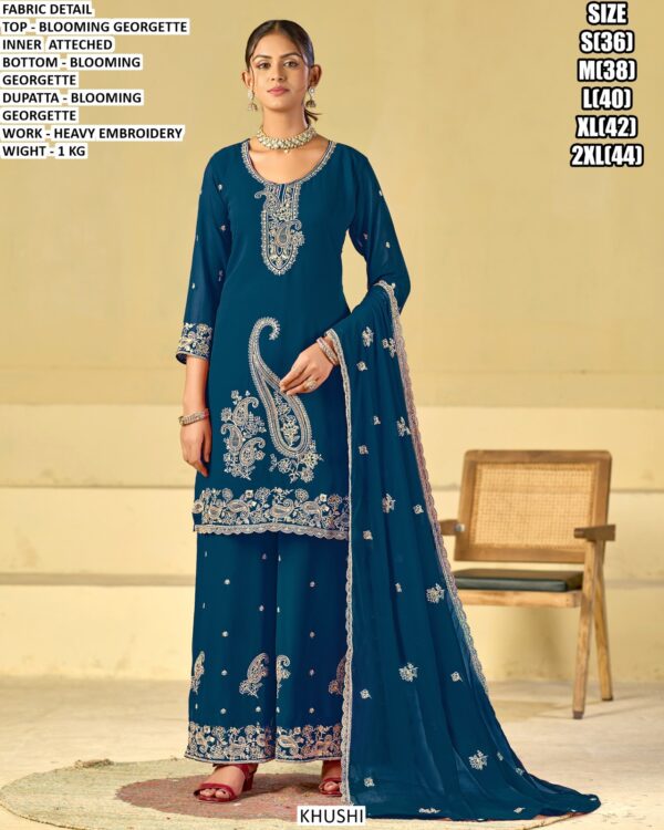 Festival Wear Women’s Kurta Palazzo Set