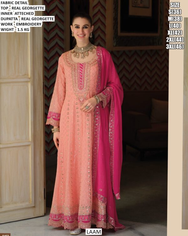 Elegant Anarkali Suit With Dupatta