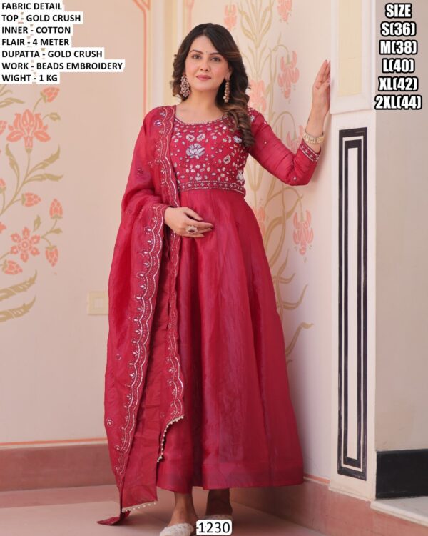 Elegant Anarkali Suit For Wedding Function