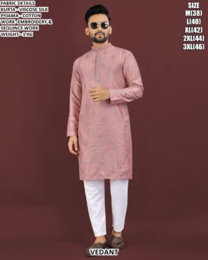Wedding Wear Kurta Pajama For Men
