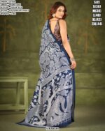 Tasar Silk Kalamkari Print Saree For Women