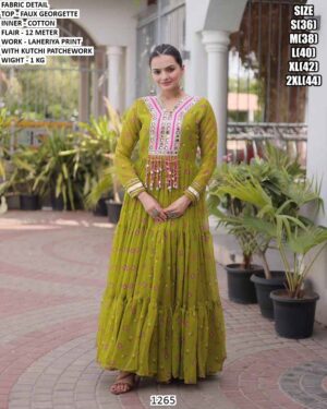 Navratri Special Georgette Gown For Women