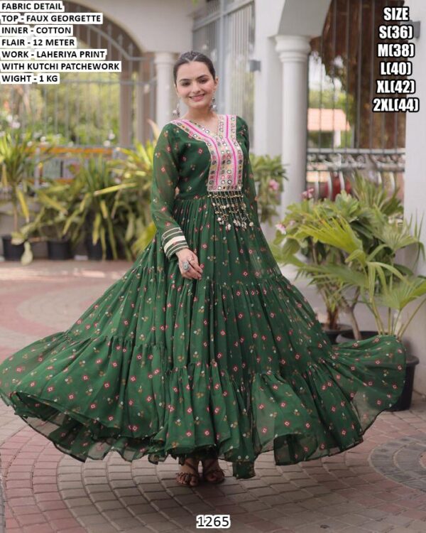 Navratri Special Georgette Gown For Women