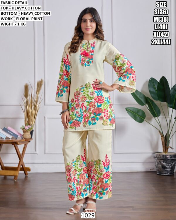 Women’s Cotton Kurti Pant Set
