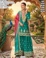 Premium Chinnon Silk Suit Set For Women