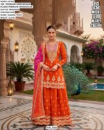 Premium Chinnon Silk Suit Set For Women