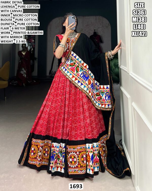 Navratri Special Cotton Lehenga Choli