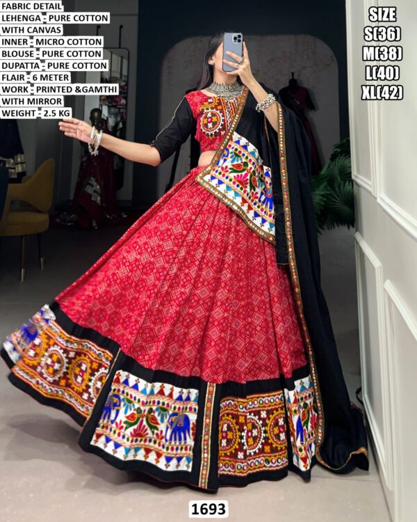 Navratri Special Cotton Lehenga Choli