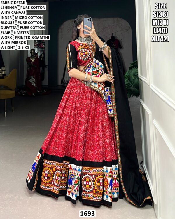 Navratri Special Cotton Lehenga Choli